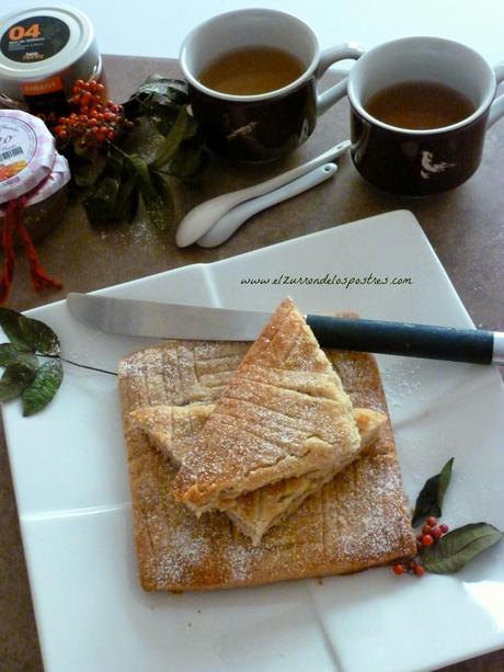 Pastel Bretón con Miel y Mermelada de Tunos