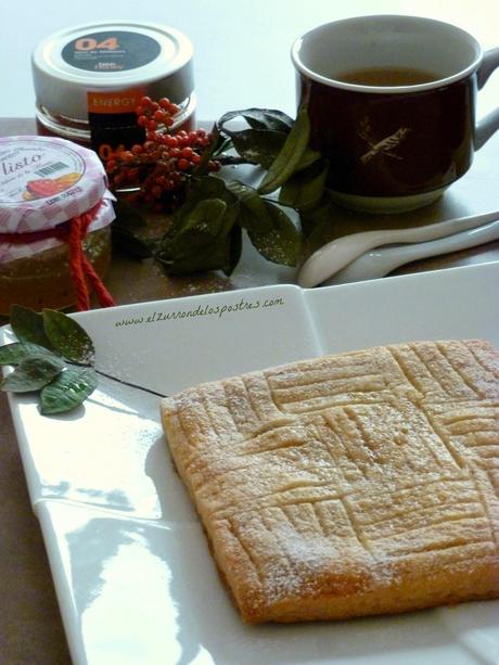 Pastel Bretón con Miel y Mermelada de Tunos