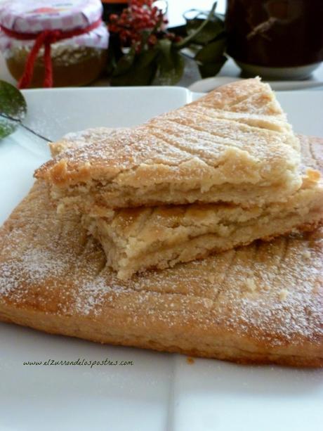 Pastel Bretón con Miel y Mermelada de Tunos