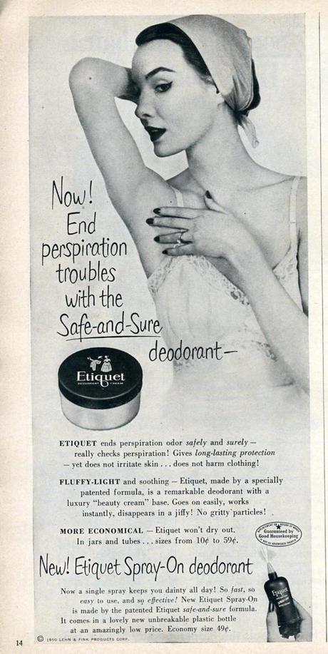Publicidad vintage de un desodorante (Nesster/Foter/CCBY).