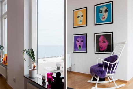 Una casa moderna con mucho color Una casa moderna con mucho color