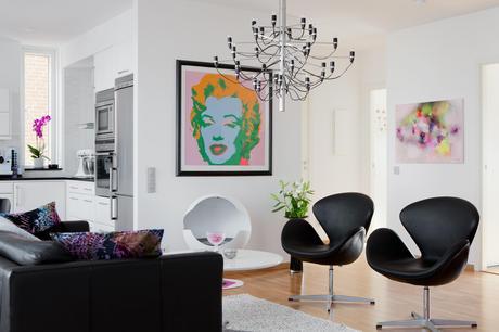 Una casa moderna con mucho color Una casa moderna con mucho color