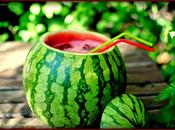 Zumo sandía propio envase.