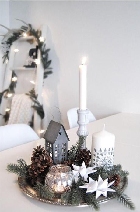 Decorar en blanco en Navidad