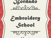 Escuela bordado: Herramientas materiales para bordar mano Embroidery School: Tools materials hand embroidery