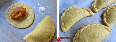 EMPANADILLAS RELLENAS DE DULCE DE BATATA