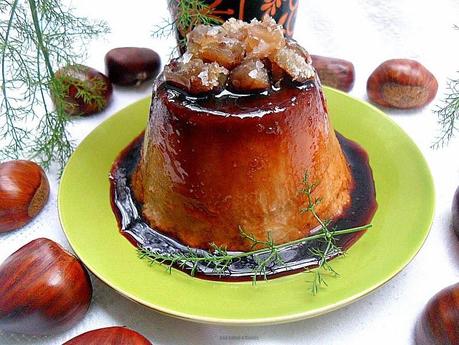 Flan de castañas gallegas
