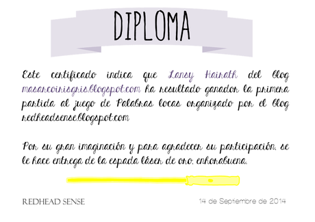 PALABRAS LOCAS. GANADORA PARTIDA 2