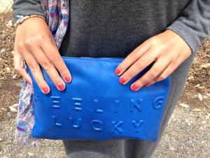 Clutch azul