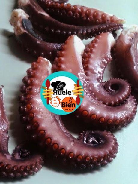 Brochetas de patatas y pulpo