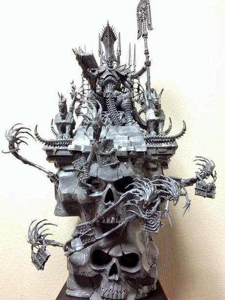 Toqueteando mas la figura de Nagash,por Amon