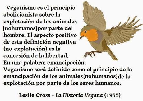 El veganismo se refiere a los animales no-humanos