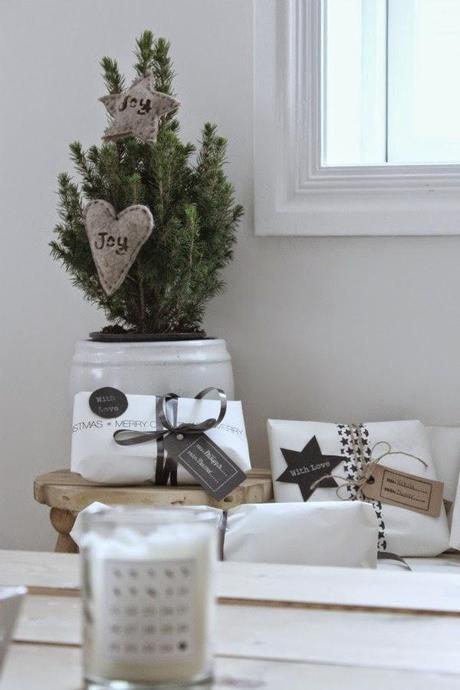 inspiración: navidad en blanco y negro