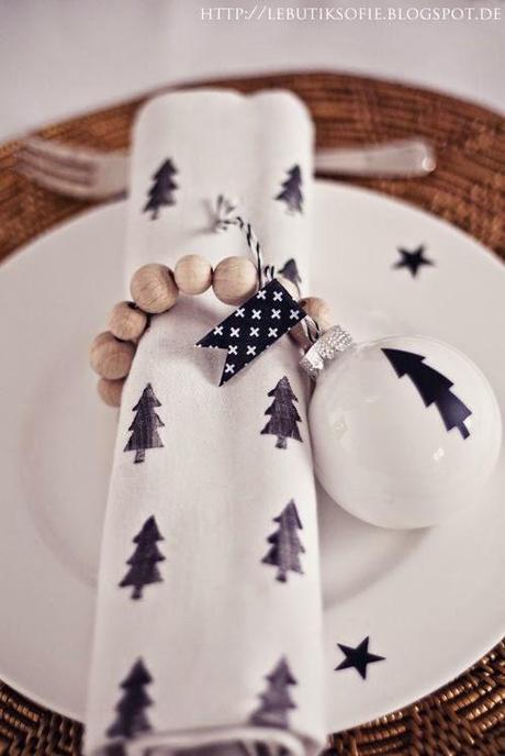 inspiración: navidad en blanco y negro