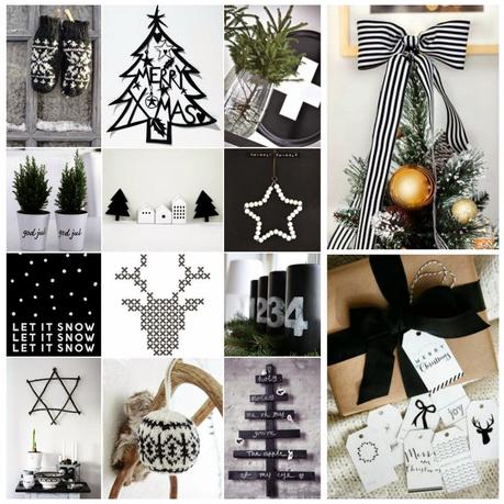 inspiración: navidad en blanco y negro