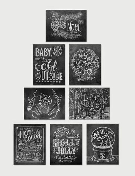 inspiración: navidad en blanco y negro