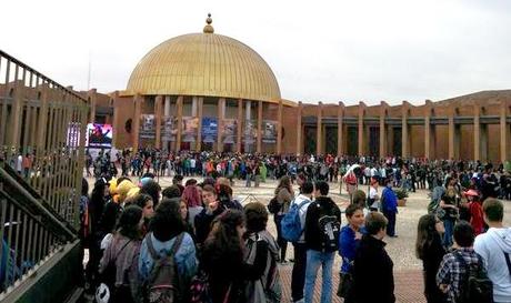 mangafest, policia, colas, desalojo, muchedumbre, aforo, fibes, el zorro con gafas