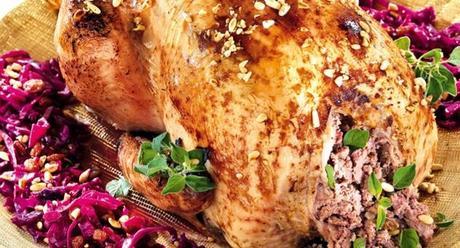 Menú especial para Thanksgiving Pavo relleno