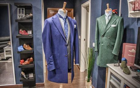 Haberdashers, Madrid, menswear, sastrería, Suits and Shirts, showroom, Fall 2014, tweed,