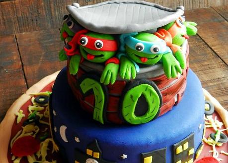 Tarta tortugas ninja