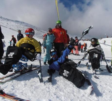 Curso Esquí Alpino y Snowboard Adaptado en La Pinilla 2014/15