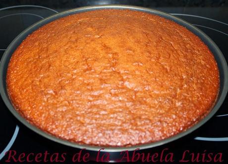 BIZCOCHO DE NARANJA Y YOGUR