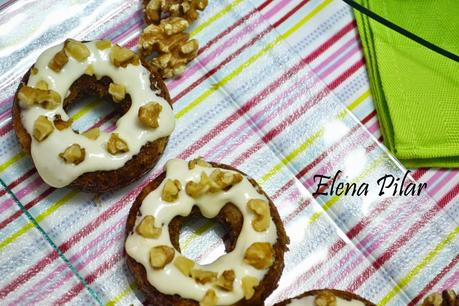 Donuts de tarta de zanahoria