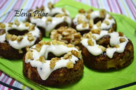 Donuts de tarta de zanahoria