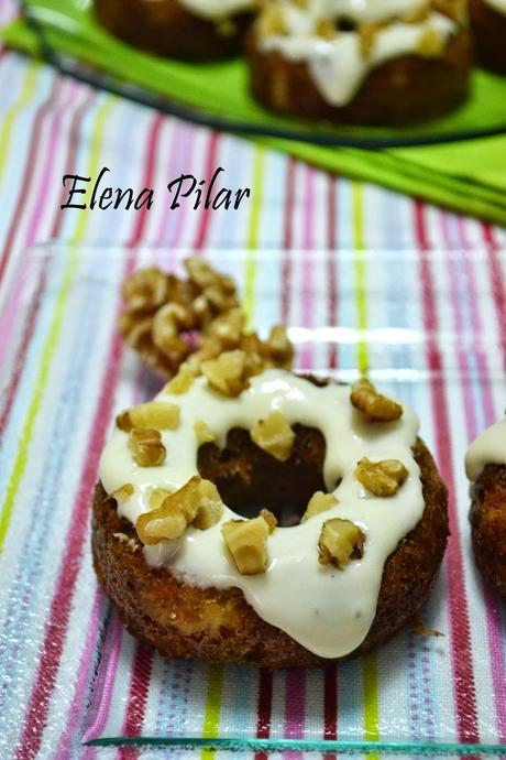 Donuts de tarta de zanahoria