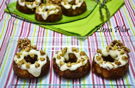 Donuts de tarta de zanahoria
