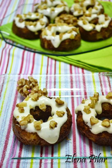 Donuts de tarta de zanahoria