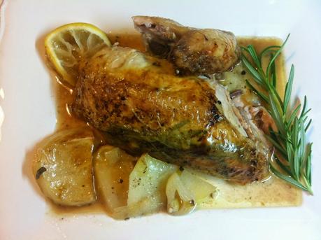 Pollo Asado Al Romero Y Limón