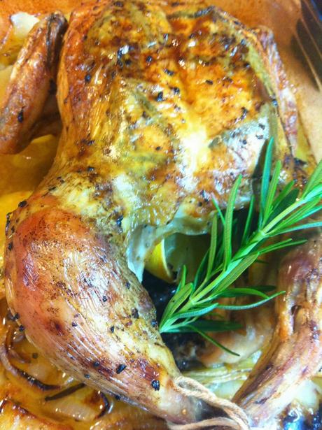 Pollo Asado Al Romero Y Limón