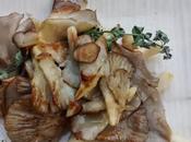 Girgolas setas/champignones ostras plancha