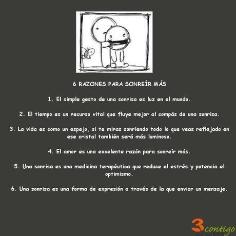 6 razones para sonreír más