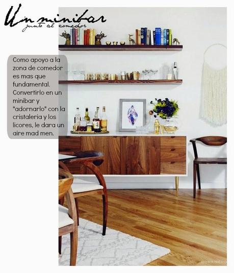 Como ambientar y decorar un mueble de credenza.