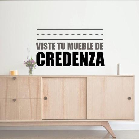 Como ambientar y decorar un mueble de credenza.