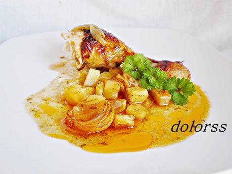 Pollo a la miel con aromáticas (en bolsa)