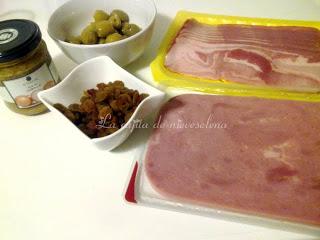 Pan de jamón con paté de cebolla