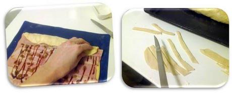 Pan de jamón con paté de cebolla