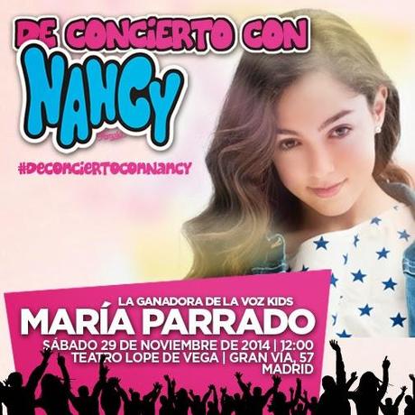 Ganador concierto María Parrado #DeConciertoconNancy