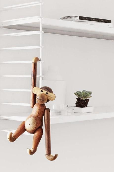 El mono de Kay Bojesen, un simpático icono deco para colgar en cualquier sitio
