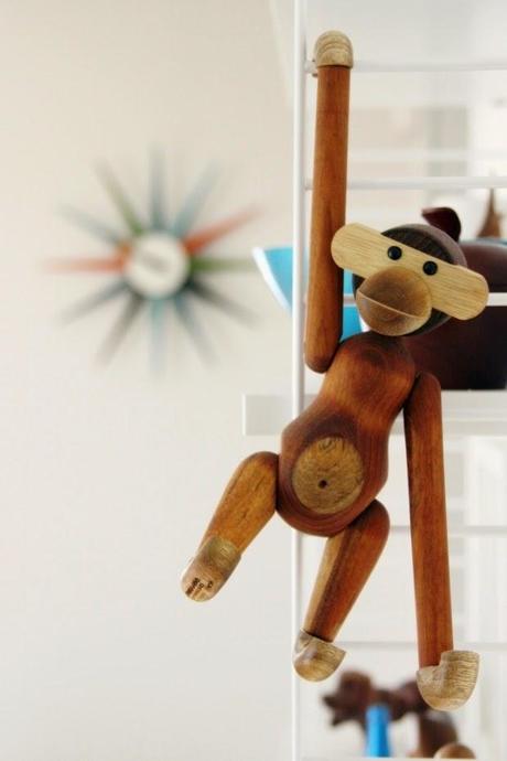 El mono de Kay Bojesen, un simpático icono deco para colgar en cualquier sitio