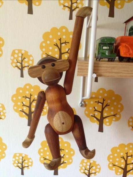 El mono de Kay Bojesen, un simpático icono deco para colgar en cualquier sitio