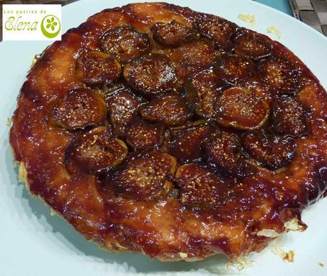 Tarta tatín de higos