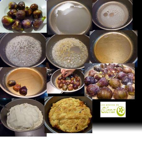 Tarta tatín de higos