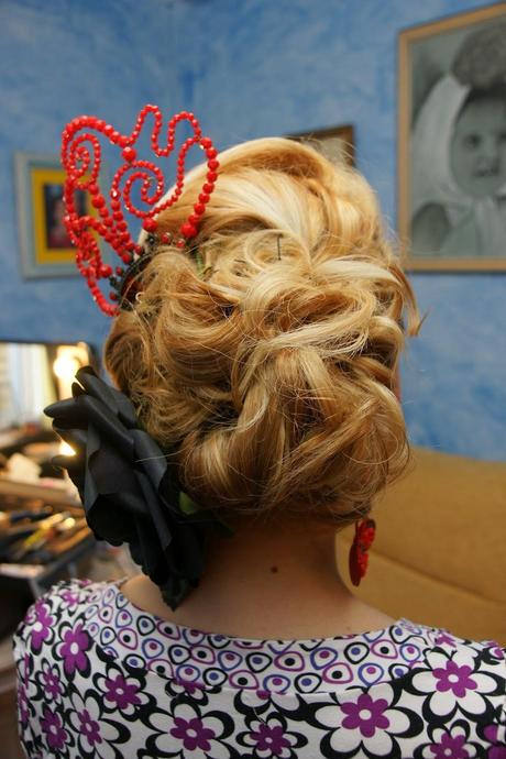 Peinados para Bodas de estilo Flamenco.