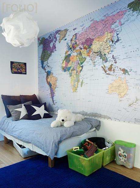 Decorar con Mapas Mundi