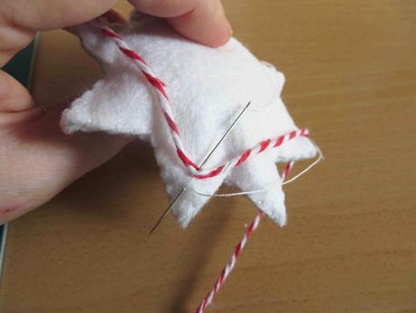 Tutorial: guirnalda de Navidad / Tutorial: Christmas garland