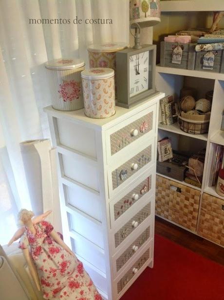 Cajonera guarda telas